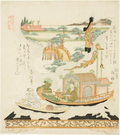 Takeda Mechanika l Dewise (Takeda Karakuri): Hakurakuten af Kubo Shunman