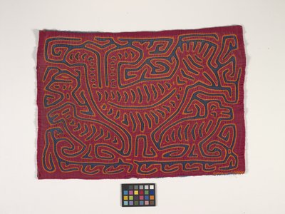 Skjortepanel (Mola) (foto) af Kuna Indian Culture