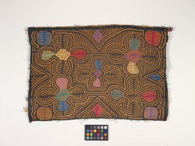 Skjortepanel (Mola) (foto) af Kuna Indian Culture