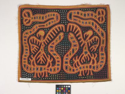 Skjortepanel (Mola) (foto) af Kuna Indian Culture
