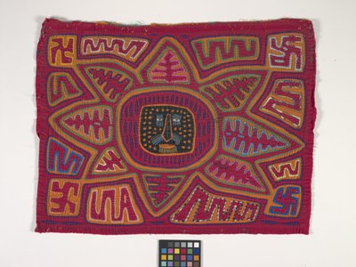Skjortepanel (Mola) (foto) af Kuna Indian Culture