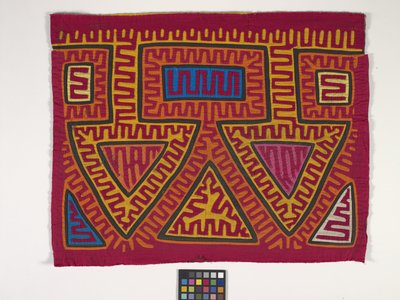 Skjortepanel (Mola) (foto) af Kuna Indian Culture