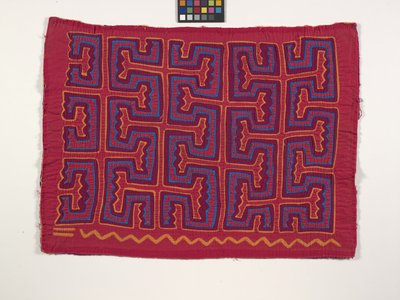 Skjortepanel (Mola) (foto) af Kuna Indian Culture