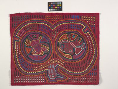 Skjortepanel (Mola) (foto) af Kuna Indian Culture