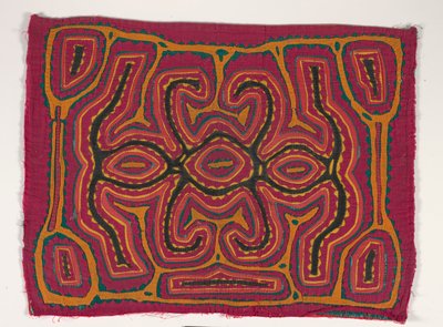 Skjortepanel (mola), ca. 1950 (påført bomuld) af Kuna Indian Culture