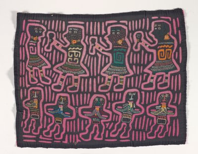 Skjortepanel (mola), ca. 1950 (påført bomuld) af Kuna Indian Culture
