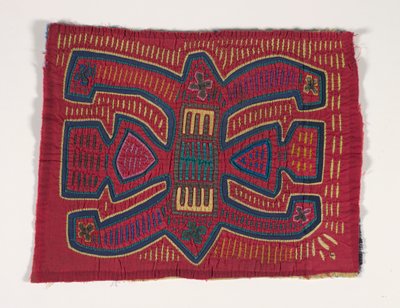Skjortepanel (mola) (påført bomuld) af Kuna Indian Culture