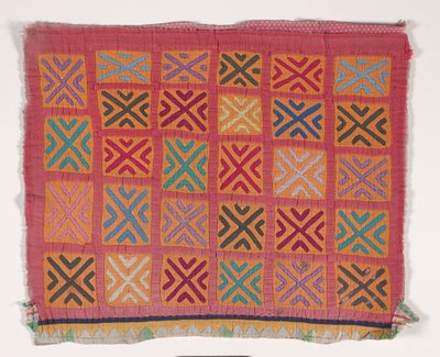 Skjortepanel (mola) (påført bomuld) af Kuna Indian Culture