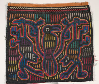 Skjortepanel (mola) (påført bomuld) af Kuna Indian Culture