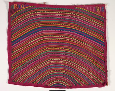 Skjortepanel (mola) (påført bomuld) af Kuna Indian Culture