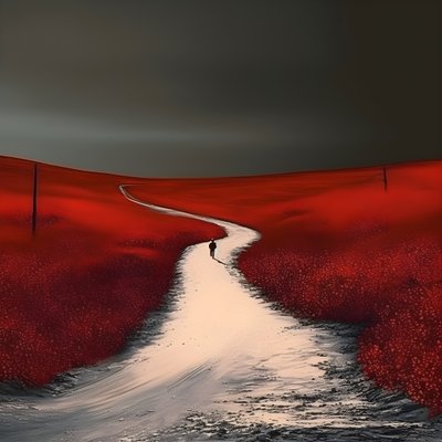 En lang rød vej. Gå. Som helten, der aldrig løb. 1 af Kurt Heppke