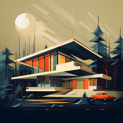 Moderne designgrafik fra midten af ​​århundredet 2 af Kurt Heppke