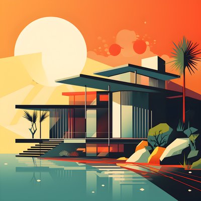Moderne designgrafik fra midten af ​​århundredet 4 af Kurt Heppke