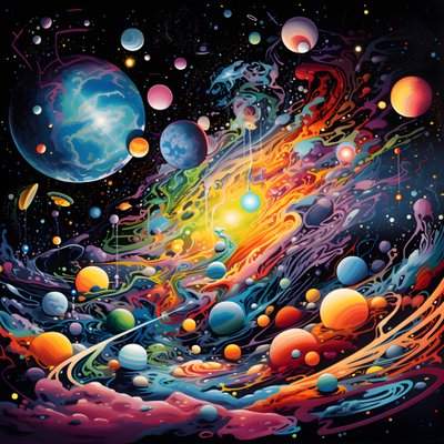 Planetarium i rummet 4 af Kurt Heppke