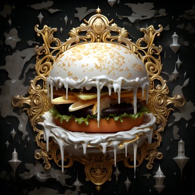 en hvid marmor burger 4 af Kurt Heppke