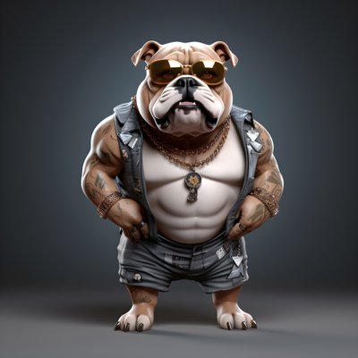 engelsk bulldog 2 af Kurt Heppke