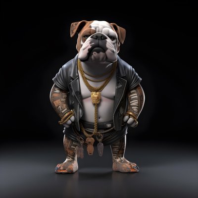 engelsk bulldog 3 af Kurt Heppke