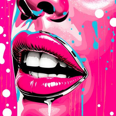 hot pink læber 3 af Kurt Heppke