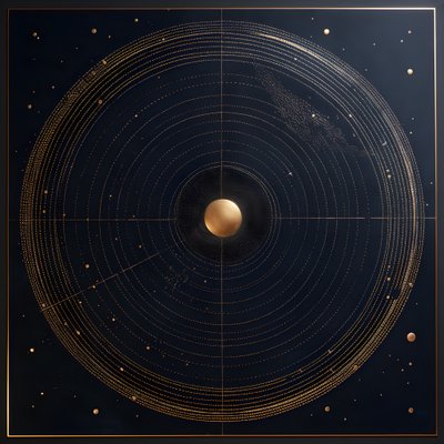 minimalistisk astronomi 1 af Kurt Heppke