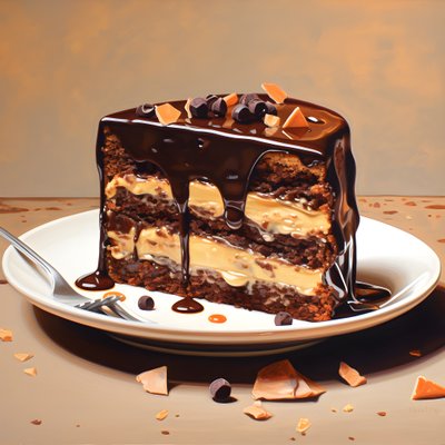 chokolade karamel rabarberkage 4 af Kurt Heppke