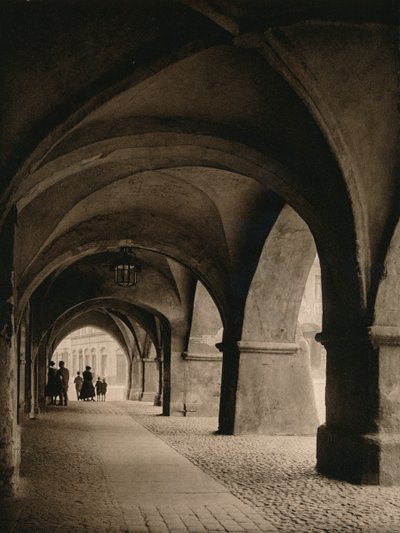 Goritz - Arkader på markedspladsen, 1931 af Kurt Hielscher