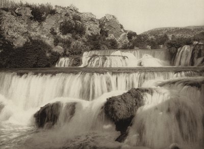 Jugoslavien: Krka Falls (s/h foto) af Kurt Hielscher