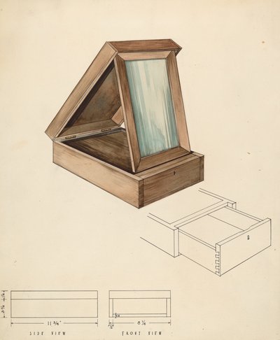 Bishop Hill: Dressing Case, 1936. af Kurt Melzer