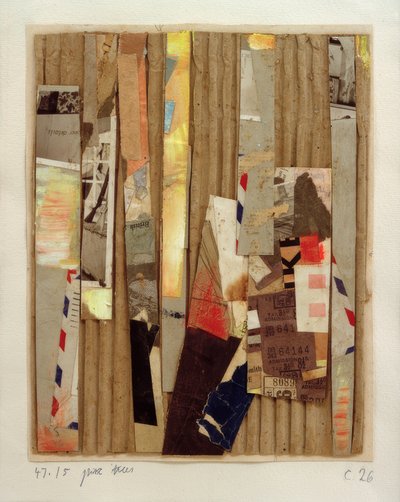 47. 15 fyrretræer c 26 af Kurt Schwitters