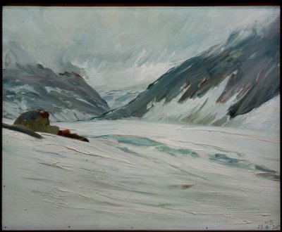 Djupvand med sne af Kurt Schwitters