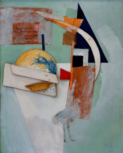 Halvmåne Ugelvik af Kurt Schwitters