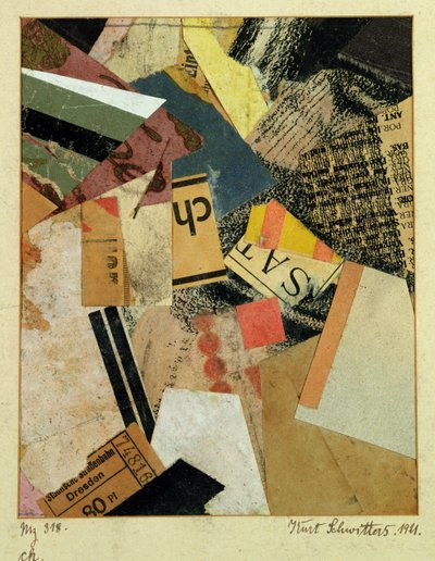 MZ 318 CH., 1921 af Kurt Schwitters