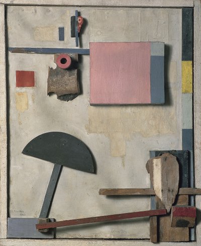 Merzbild Kijkduin, 1923 af Kurt Schwitters