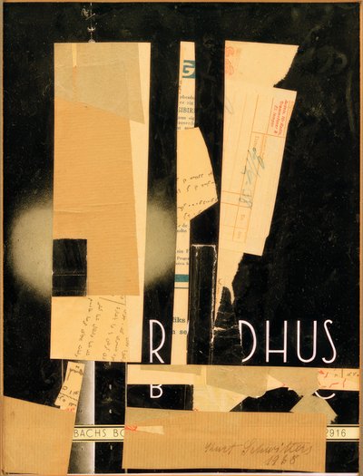 Unavngivet (R DHUS) af Kurt Schwitters