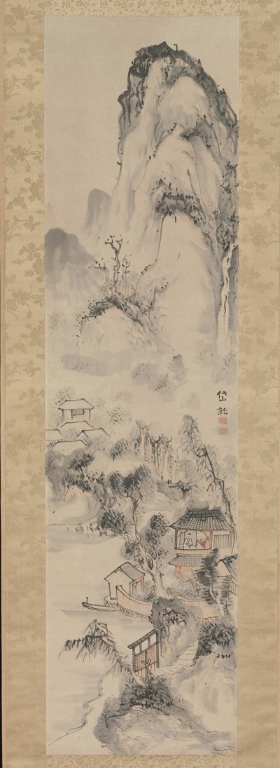 Landskab, 1700-tallet. af Kushiro Unsen