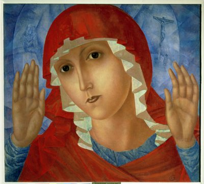 The Mother of God: The Tenderness of Cruel Hearts, 1914-15 af Kuzma Sergeevich Petrov Vodkin