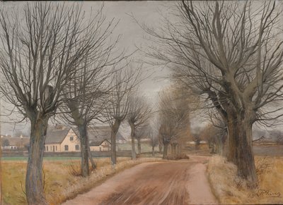 A Road near Vinderød, Zealand af Laurits Andersen Ring
