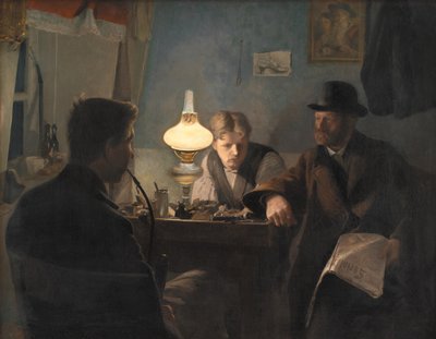 Et besøg på et skomagerværksted af Laurits Andersen Ring
