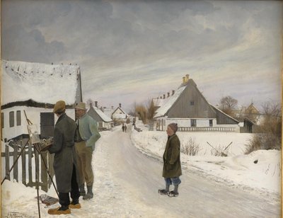 Maleren i Landsbyen af Laurits Andersen Ring