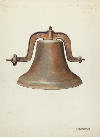 Kirkeklokke af L. B. Hartmann