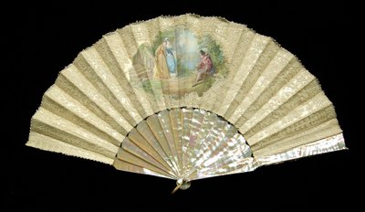 Fan, belgisk, 1880-89. af L. Langelier