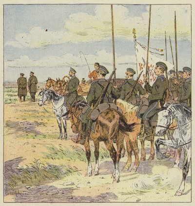 General Kouropatkine inspicerer de vigtigste stillinger af L. Malespine