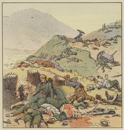 Skive forladt af russerne, Liao-Yang af L. Malespine
