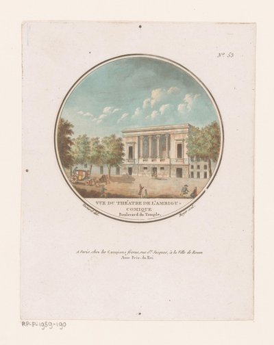 Udsigt over Théâtre de l