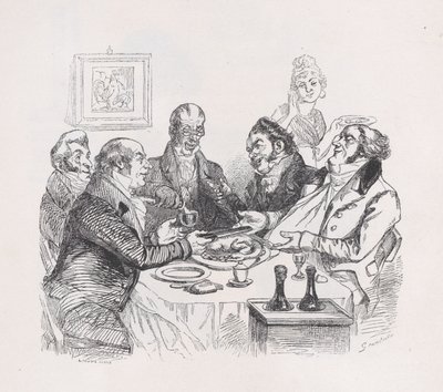 Lovsang af kylling fra The Complete Works of Béranger, 1836. af Lacoste