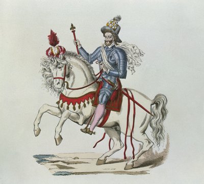 Rytterportræt af Henri IV i 1596 af Lacoste jeune