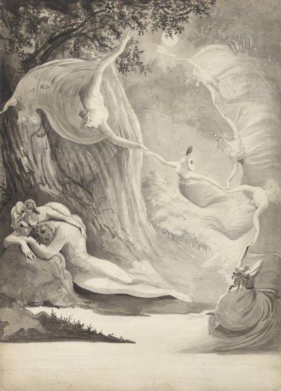 Hyrdens drøm, ca. 1820 af Lady Georgina North