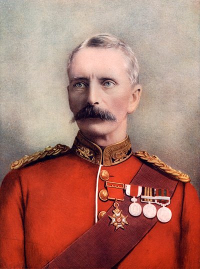 Generalmajor Sir ERP Woodgate, britisk soldat, c1900 1902. af Lafayette