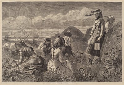Indsamling af bær af Lagarde after Winslow Homer