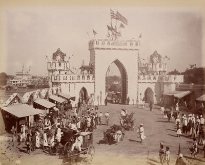 City Gate, Hyderabad af Lala Deen Dayal