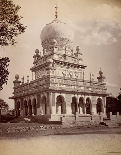 Gravkammer i Secunderabad af Lala Deen Dayal